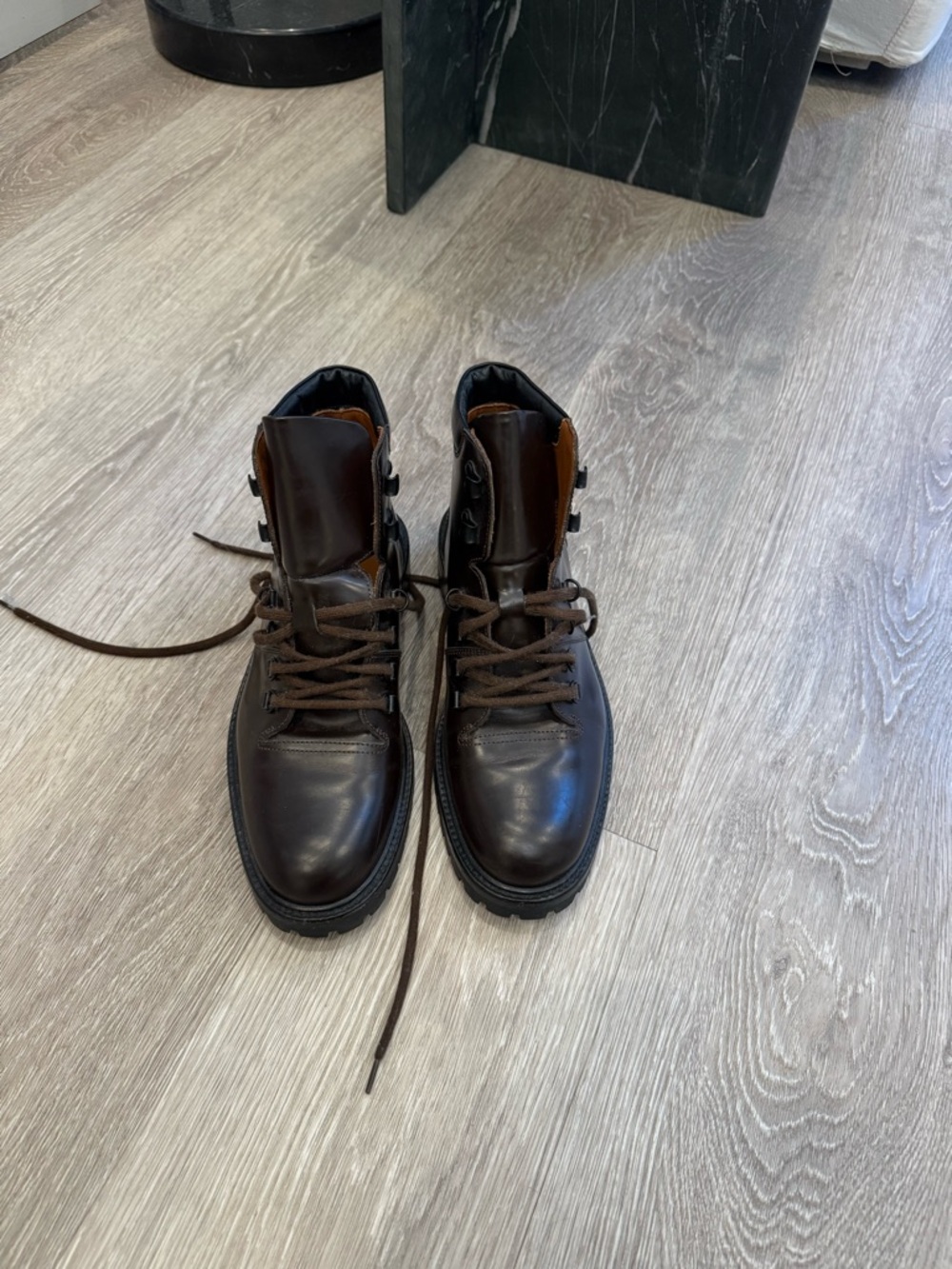 Common Projects Women's Dark Brown Leather Ankle Boots